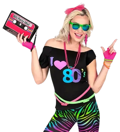 Maglietta I Love The 80's - XXL