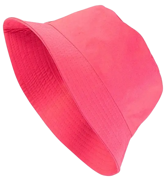 Cappello Bob rosa fluorescente