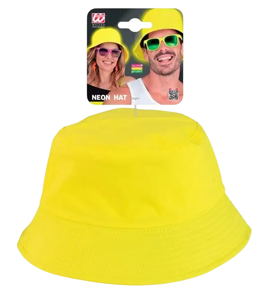 Cappello Bob giallo fluorescente
