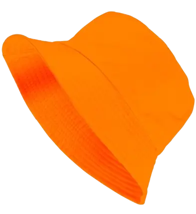 Cappello Bob arancione fluorescente