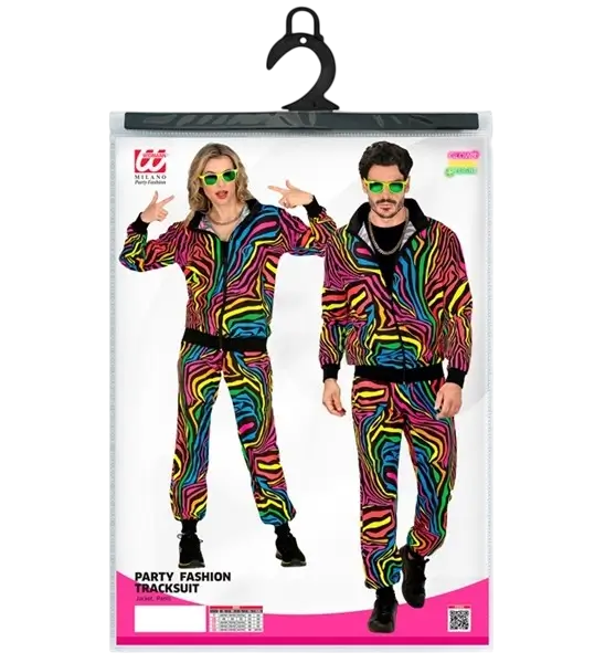 Tuta da ginnastica Fluo Rainbow - S
