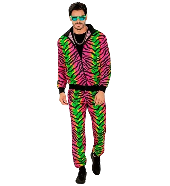Tuta zebrata fluorescente - M