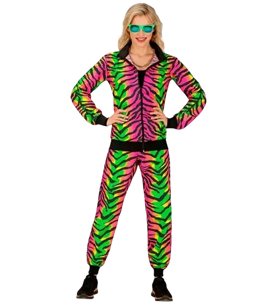 Tuta zebrata fluorescente - XL