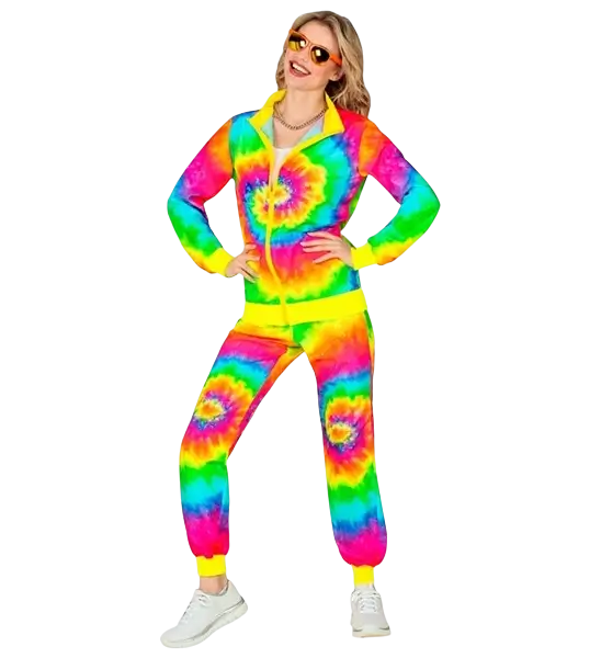 Tuta psichedelica di moda hippie - S