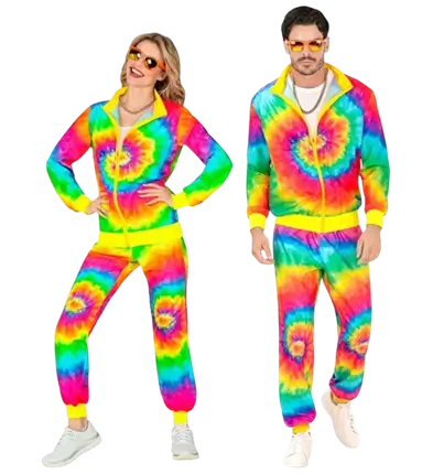 Tuta psichedelica di moda hippie - S