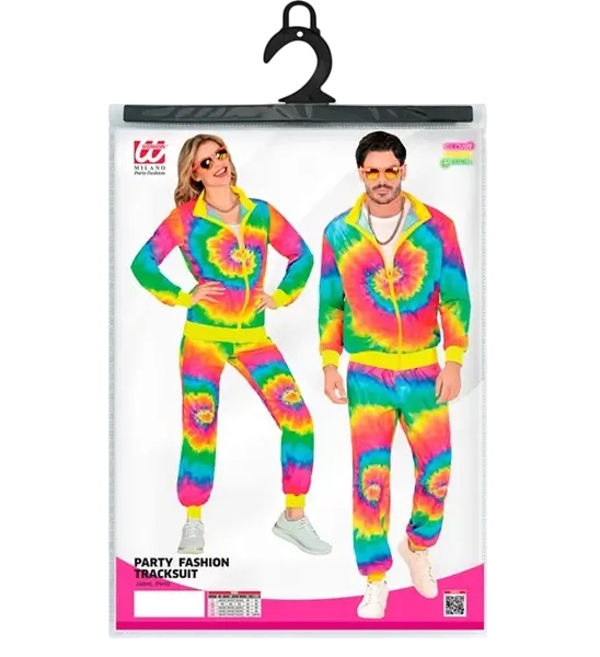 Tuta psichedelica alla moda hippie - M