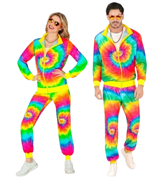 Tuta psichedelica di moda hippie - L