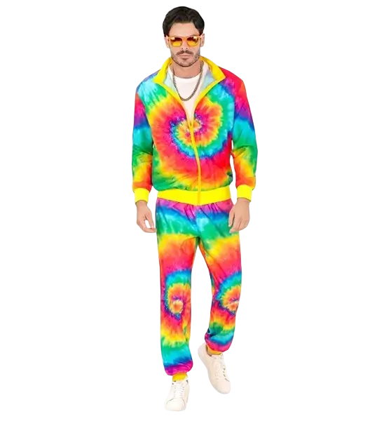 Tuta psichedelica di moda hippie - L