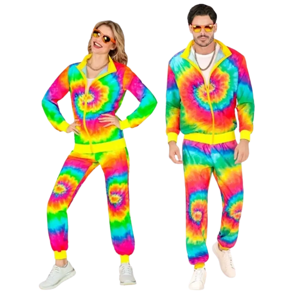 Tuta psichedelica di moda hippie - XL