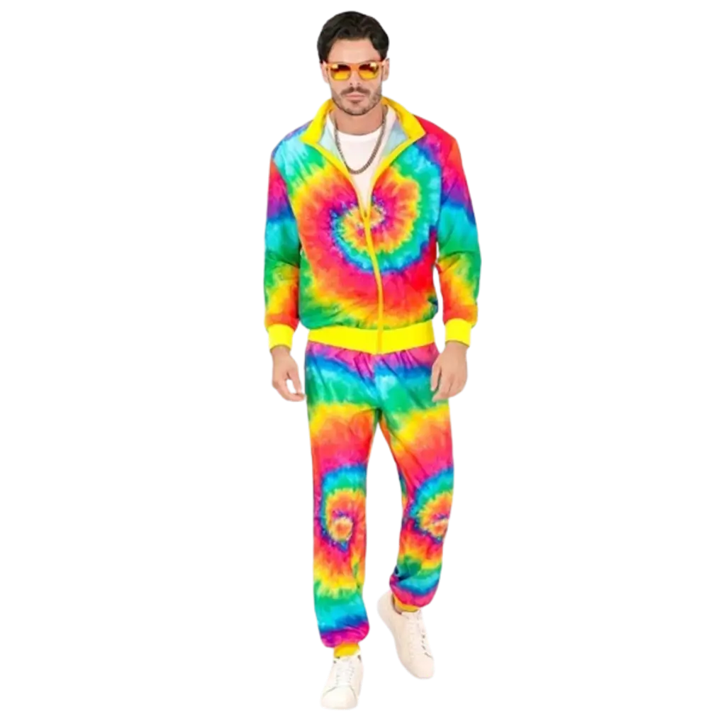 Tuta psichedelica di moda hippie - XL