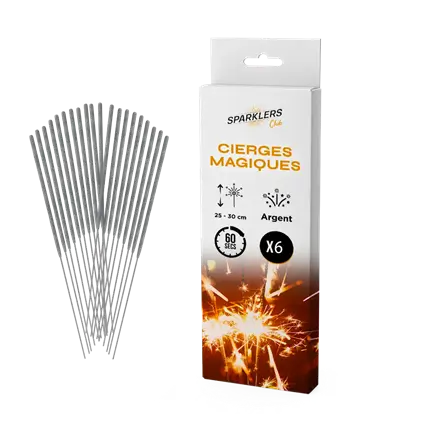 Candele magiche in confezione da 6 (modello medio)