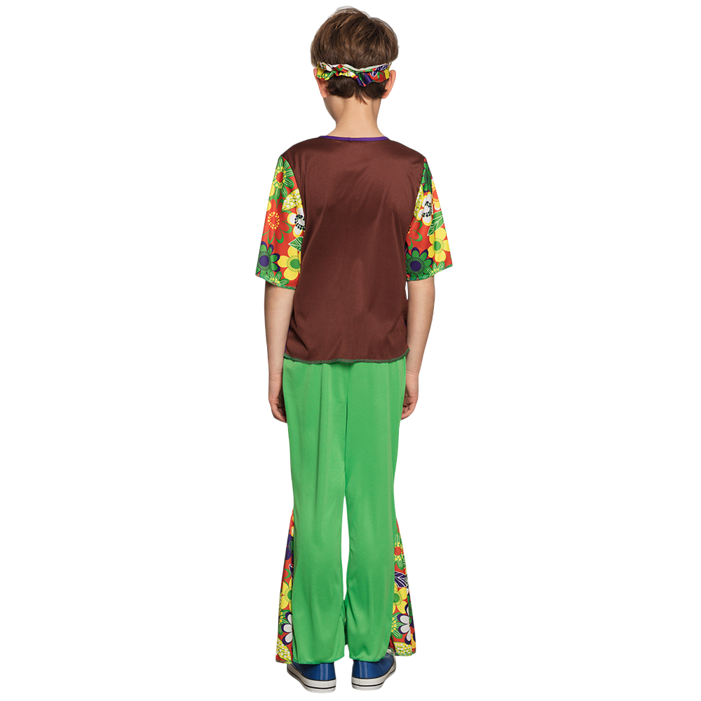 Travestimento da fiore hippie per ragazzi - 4-6 anni