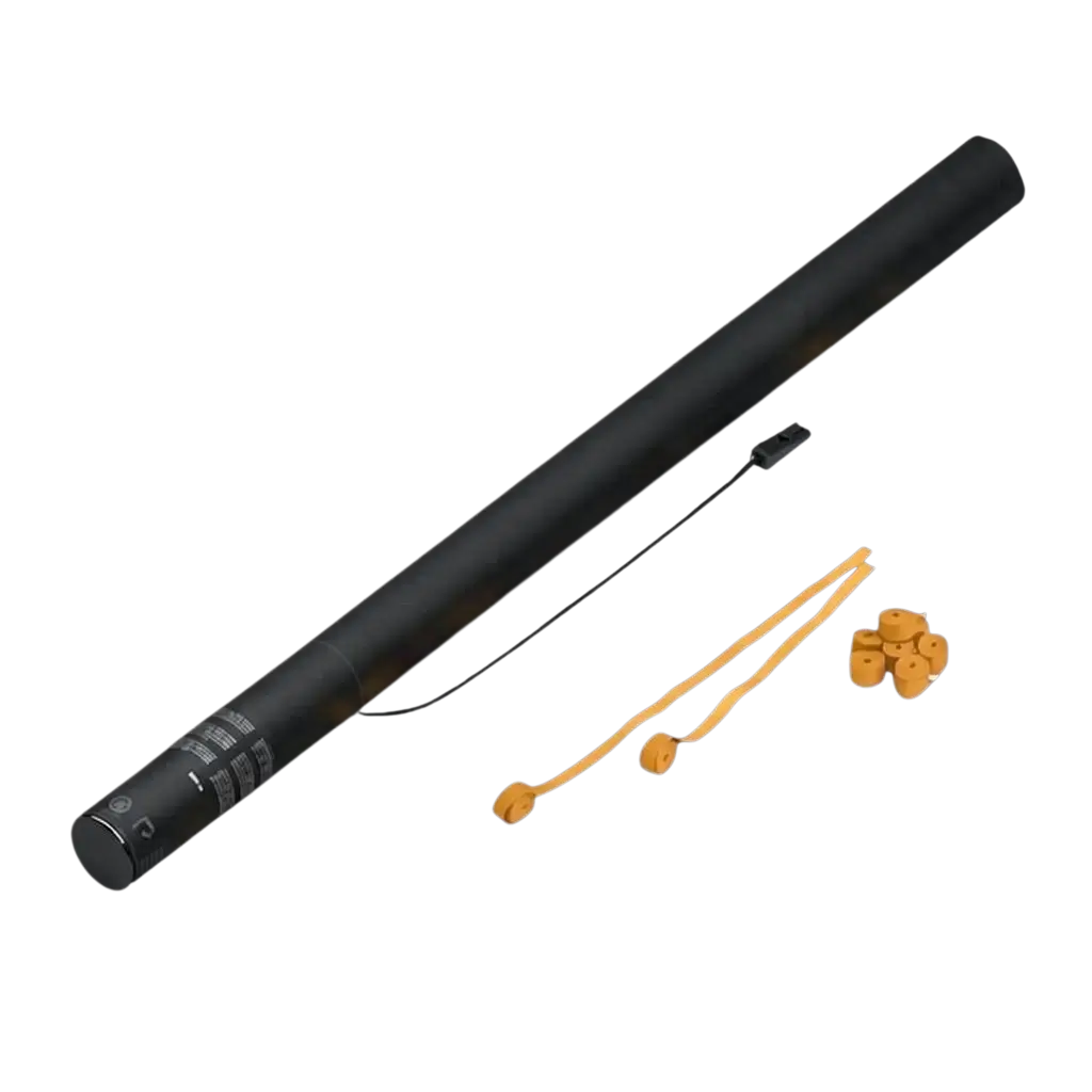 Cannone sparacoriandoli elettrico Streamer Orange 80 cm