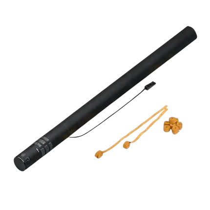 Cannone sparacoriandoli elettrico Streamer Orange 80 cm