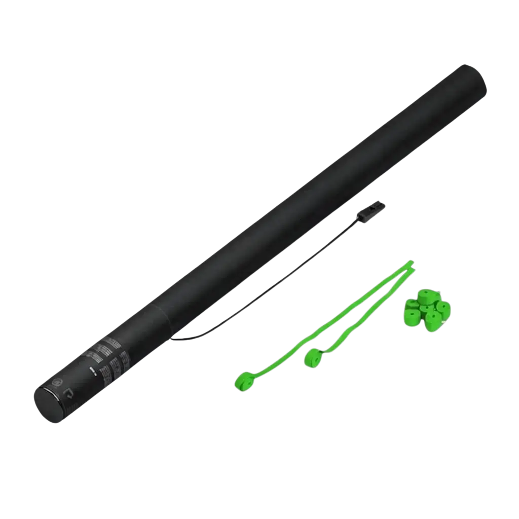 Cannone sparacoriandoli elettrico Streamer Green 80 cm