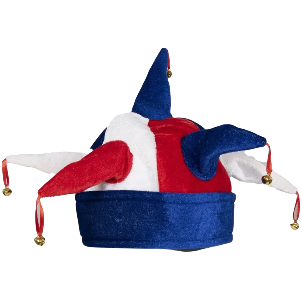 Cappello da giullare - blu, bianco, rosso - Supporter Francia