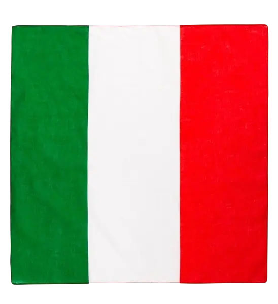 Bandana Italia 55 cm in cotone - Supporter e costume