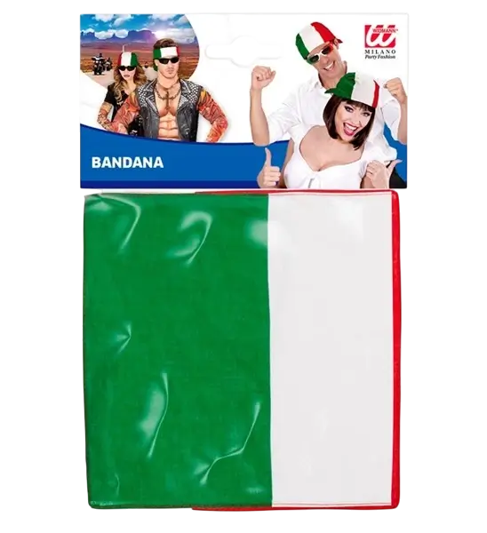 Bandana Italia 55 cm in cotone - Supporter e costume