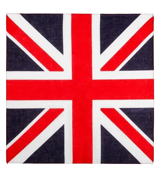 Bandana Gran Bretagna 55 cm in cotone - Supporter e costumi