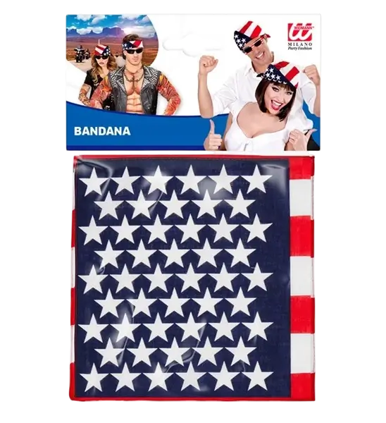 Bandana USA 55 cm in cotone - Supporter e costumi