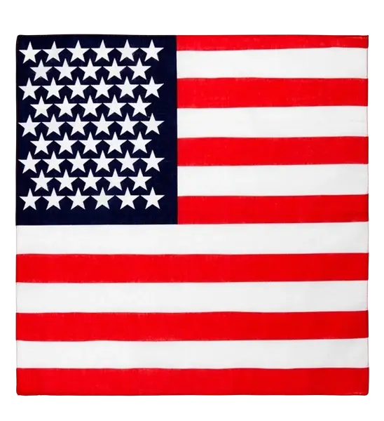 Bandana USA 55 cm in cotone - Supporter e costumi