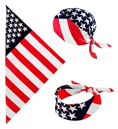 Bandana USA 55 cm in cotone - Supporter e costumi