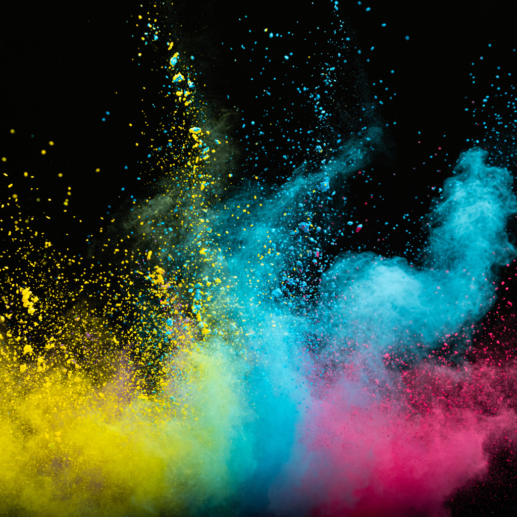Polvere Holi BLU - Confezione da 75 grammi