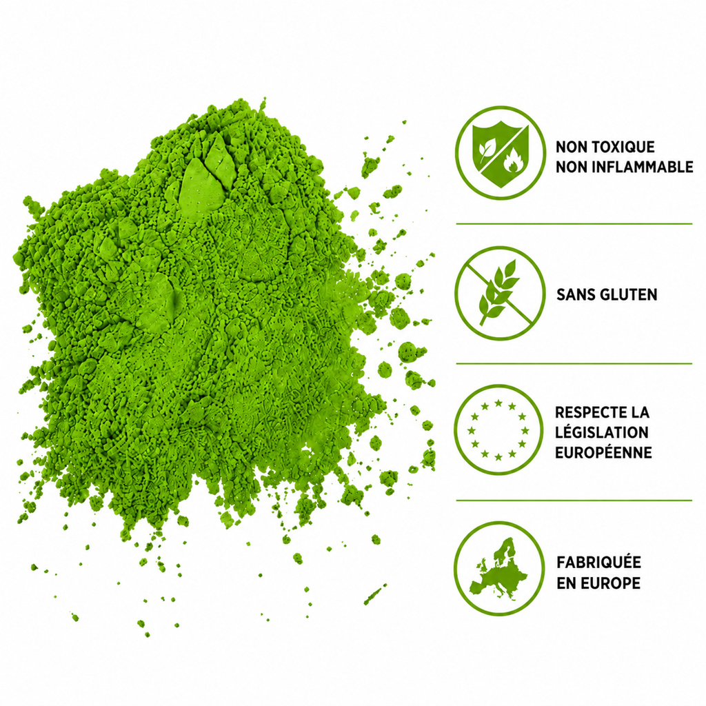 Polvere Holi VERDE - Bustina da 75 grammi