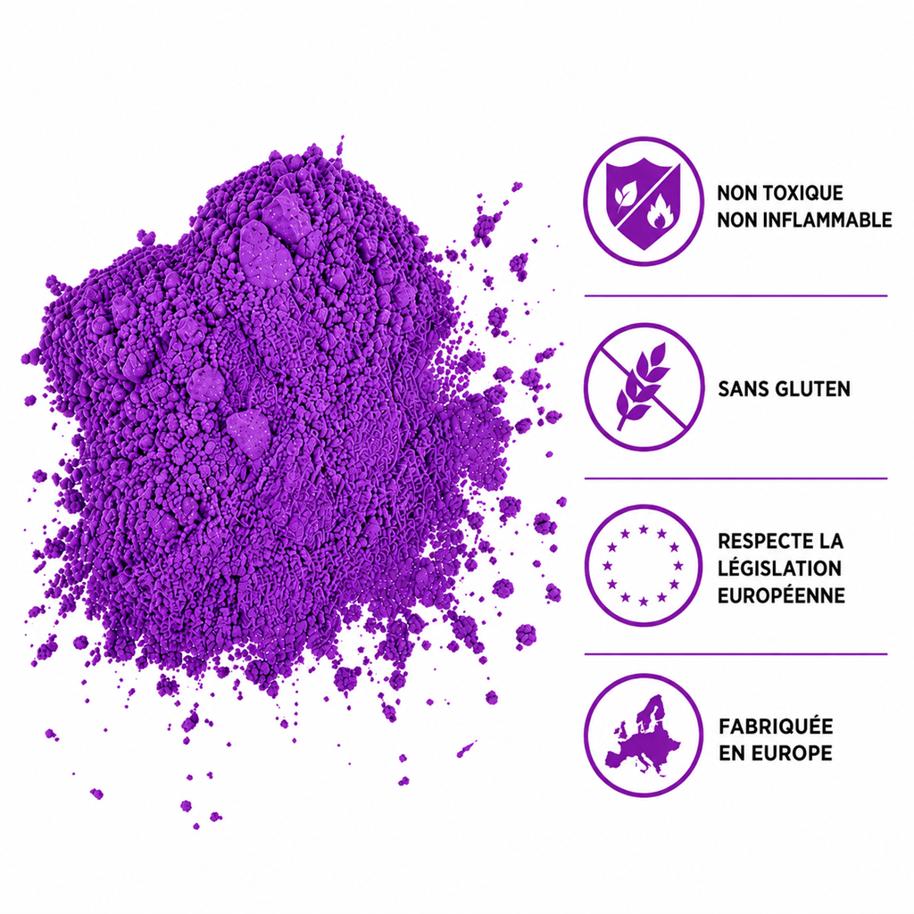 Polvere Holi VIOLA - Bustina da 75 grammi