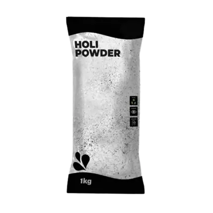 Polvere Holi bianca - Confezione da 1 kg