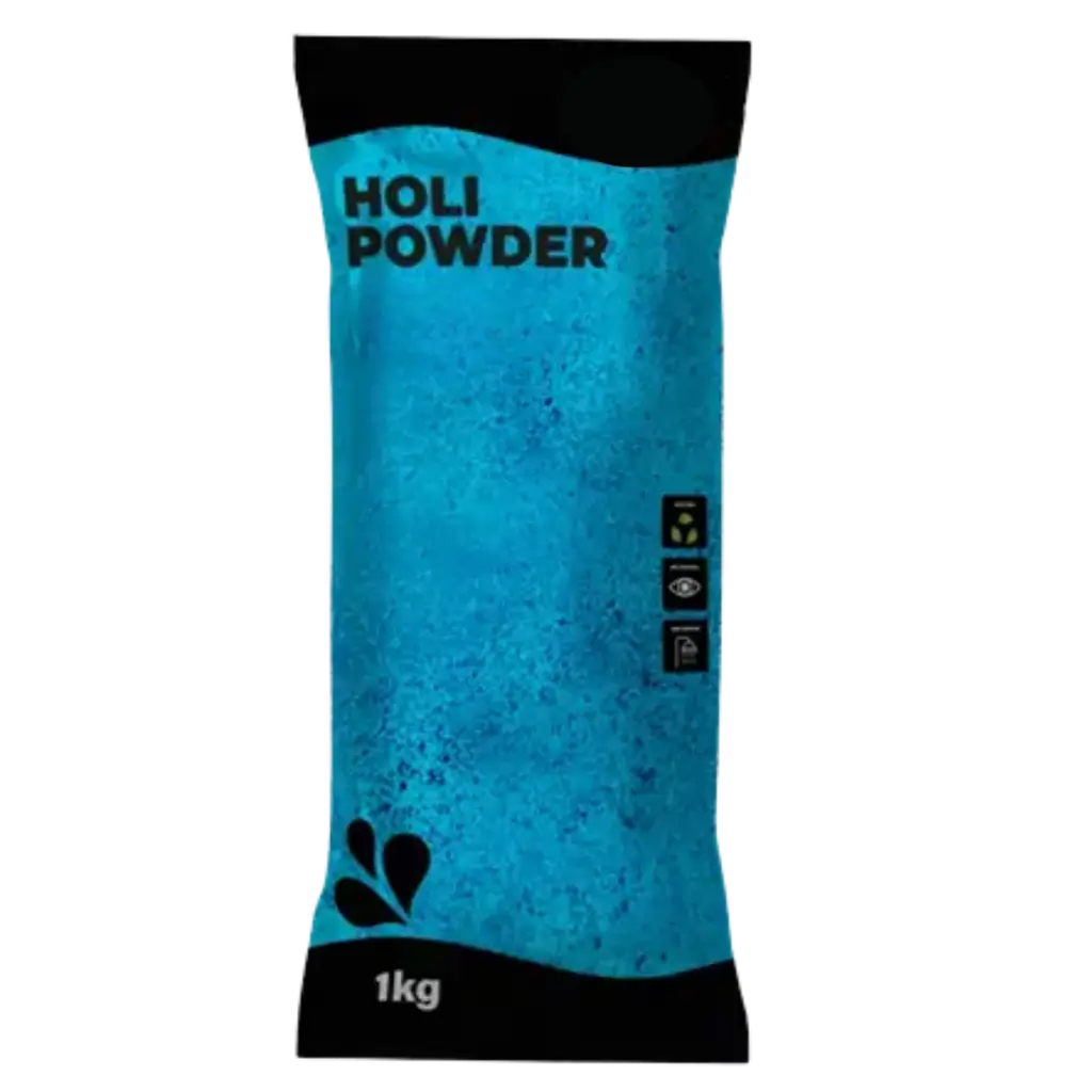 Polvere Holi blu - Confezione da 1 kg