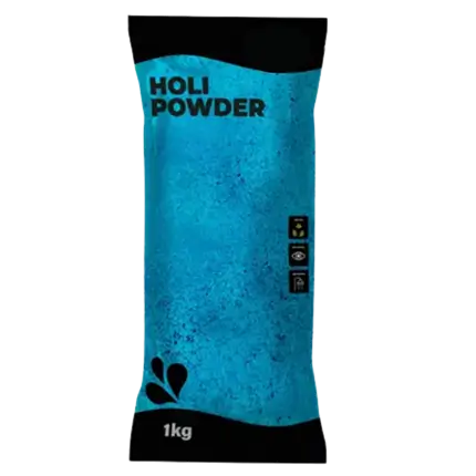 Polvere Holi blu - Confezione da 1 kg