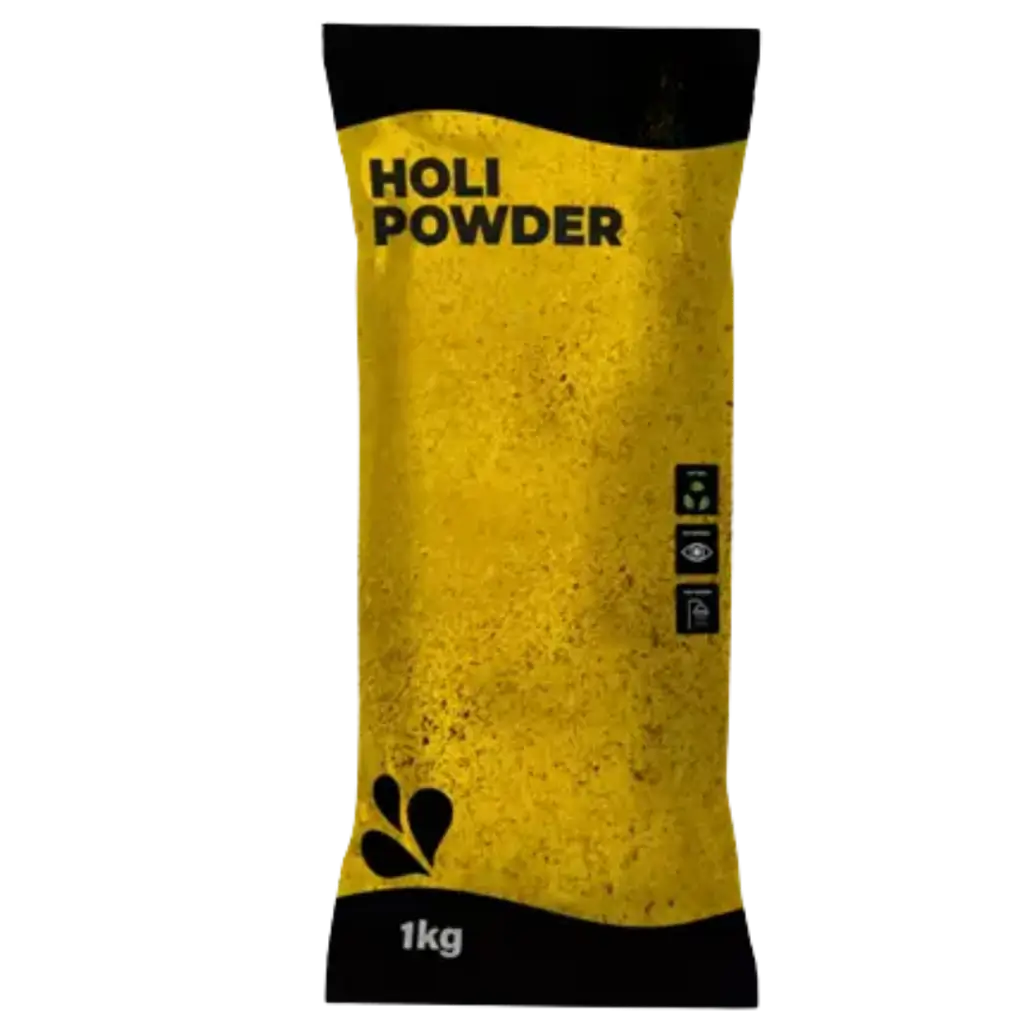 Polvere Holi gialla - Confezione da 1 kg