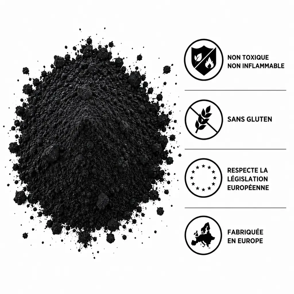 Polvere Holi nera - Confezione da 1 kg