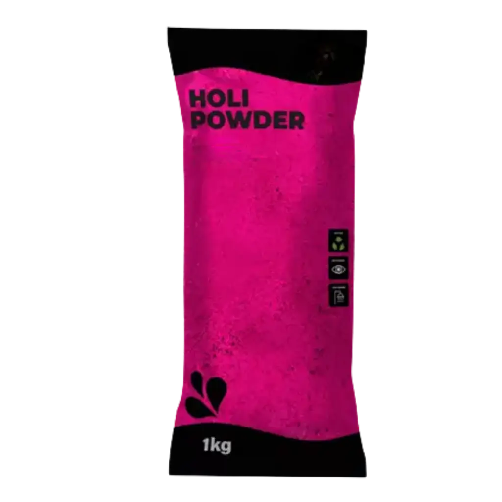 Polvere Holi Rosa - Confezione da 1 kg