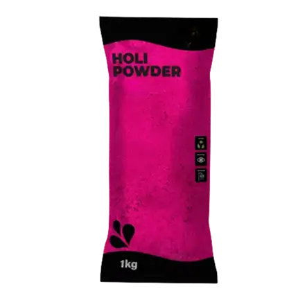 Polvere Holi Rosa - Confezione da 1 kg