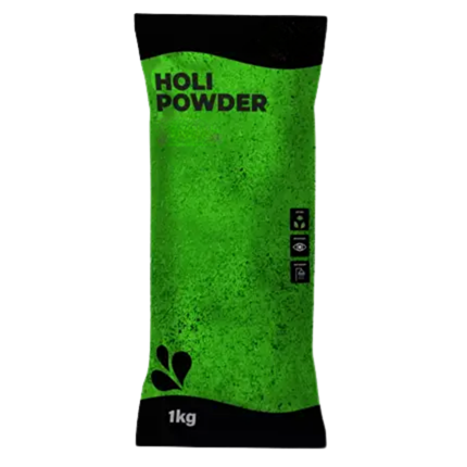 Polvere Holi verde - Confezione da 1 kg