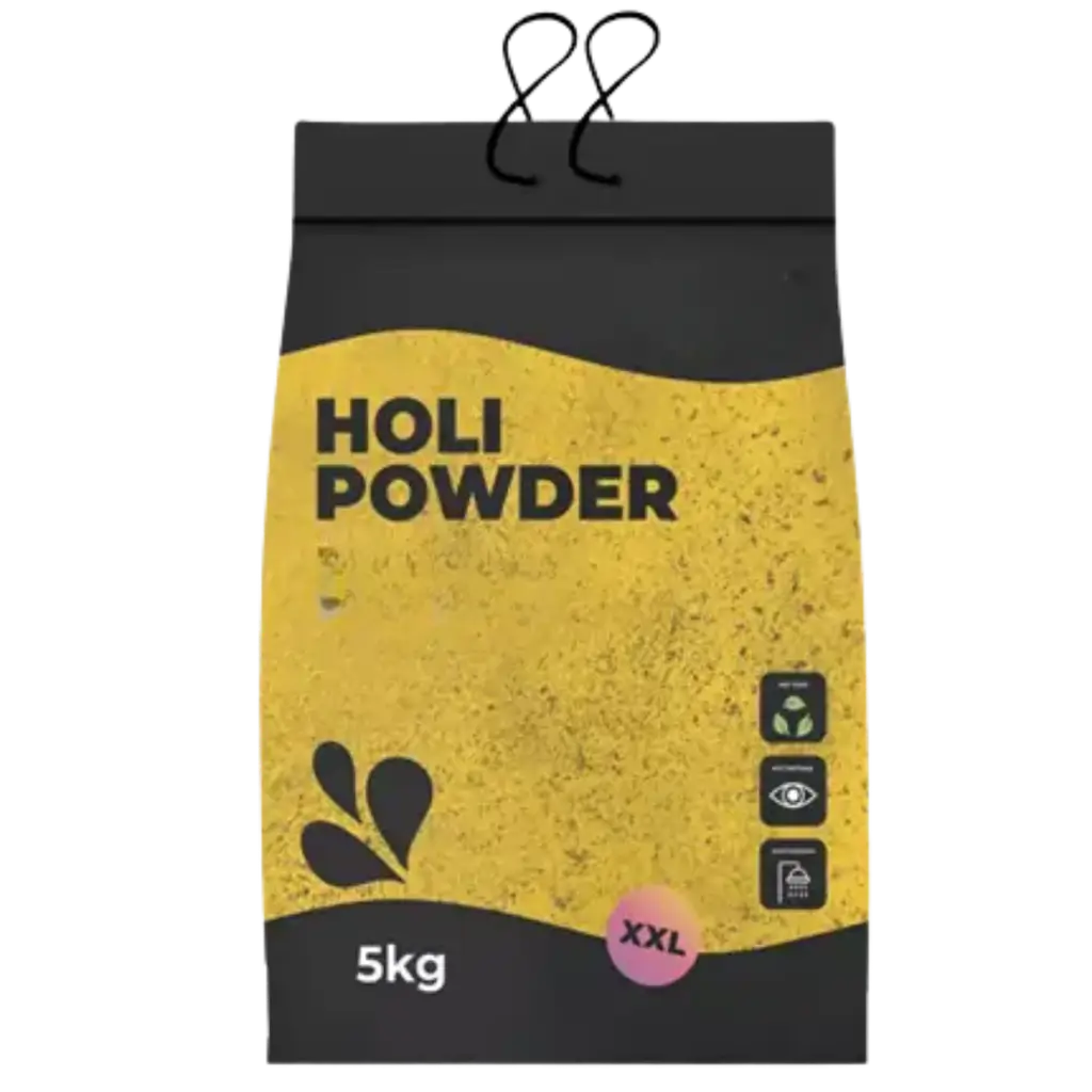 Polvere Holi GIALLA - Sacco da 5 kg