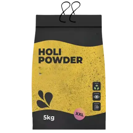 Polvere Holi GIALLA - Sacco da 5 kg