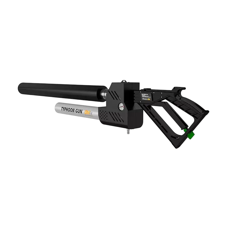 OhFx® TYPHOON GUN - Pistola per magliette, coriandoli e polvere Holi