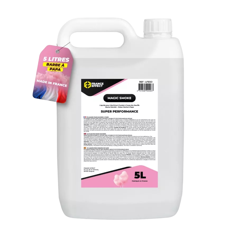 Liquido per fumogeno AL PROFUMO DI ZUCCHERO FILATO - Magic Smoke® 5L