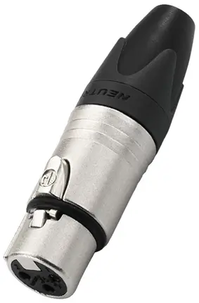Connettore XLR femmina, a 3 poli - Marchio Neutrik®