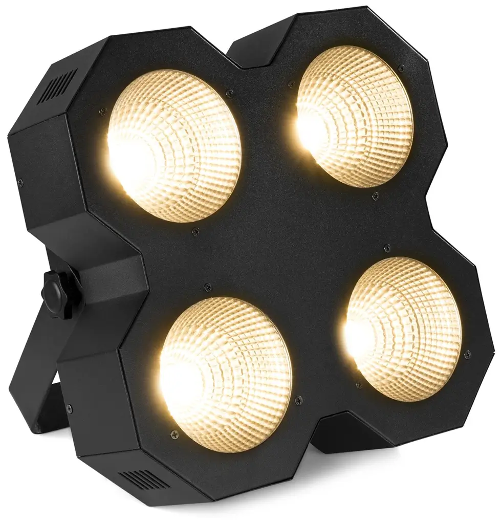 Proiettore da palcoscenico 4 x LED COB da 50 W, bianco caldo - SB400 - beamZ
