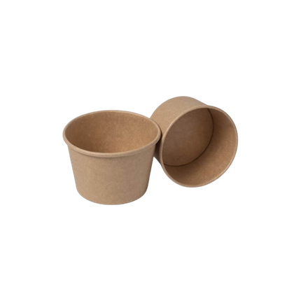Contenitore per gelato in cartoncino Kraft - 36 cl (12 oz) - Confezione da 50
