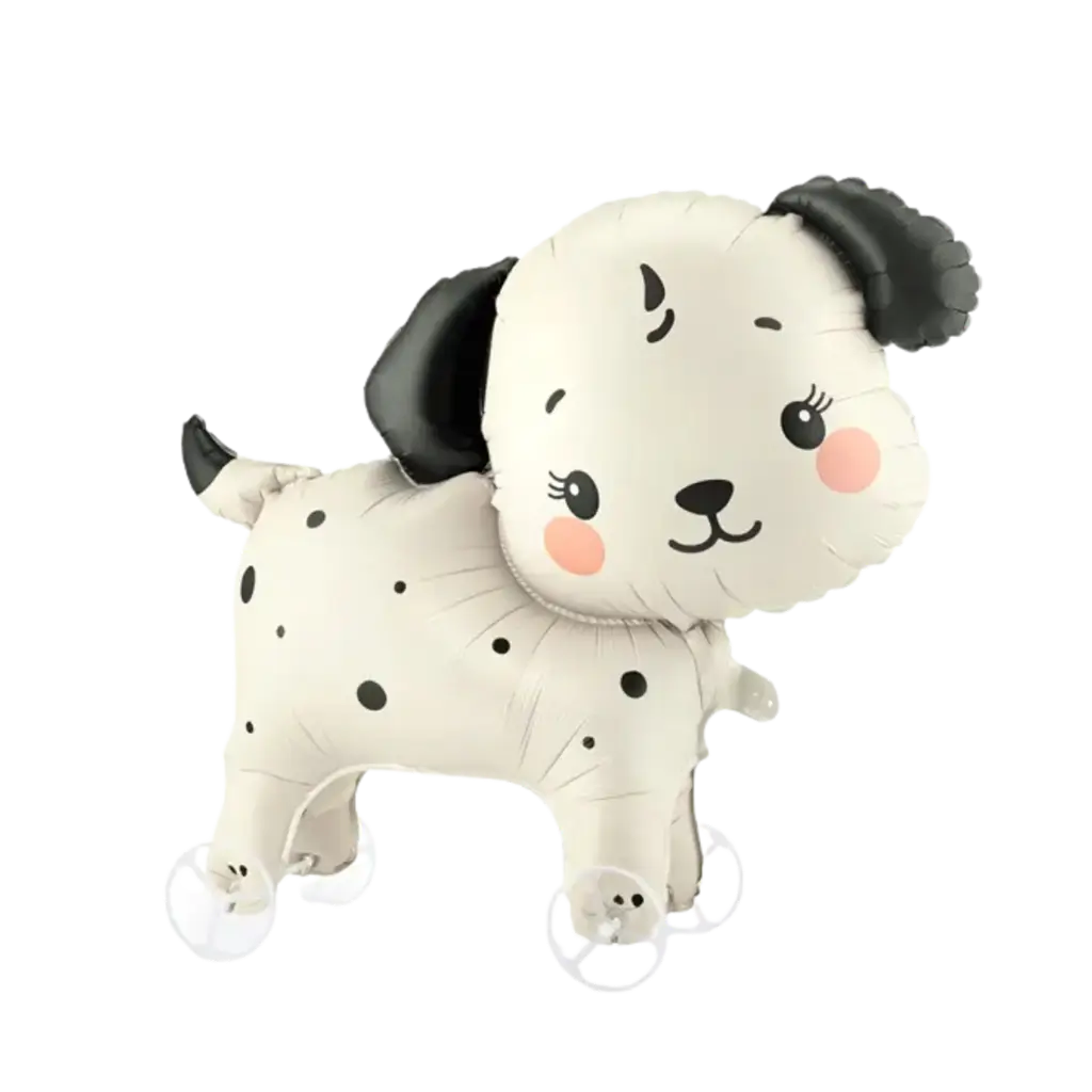 Palloncino in alluminio a forma di cane con rotelle 70 x 59 cm – Decorazione per la festa di compleanno dei bambini