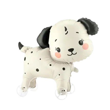 Palloncino in alluminio a forma di cane con rotelle 70 x 59 cm – Decorazione per la festa di compleanno dei bambini