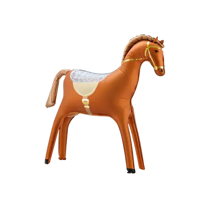 Palloncino gigante in alluminio a forma di cavallo 112 x 97 cm – Decorazione per compleanni