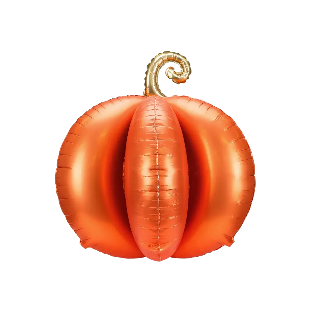 Palloncino in alluminio a forma di zucca 3D gigante 90 x 90 cm – Decorazione per Halloween