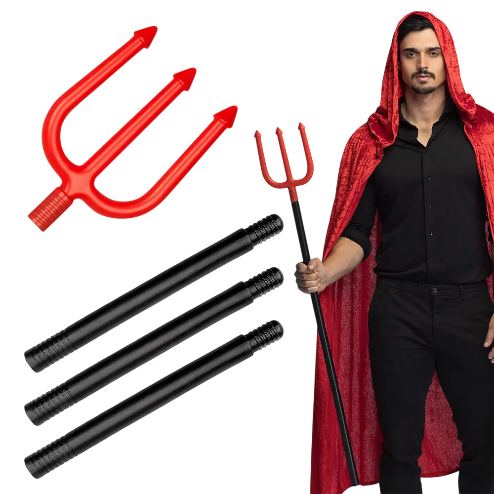 Tridente del Diavolo 112 cm – Accessorio per costumi di Halloween