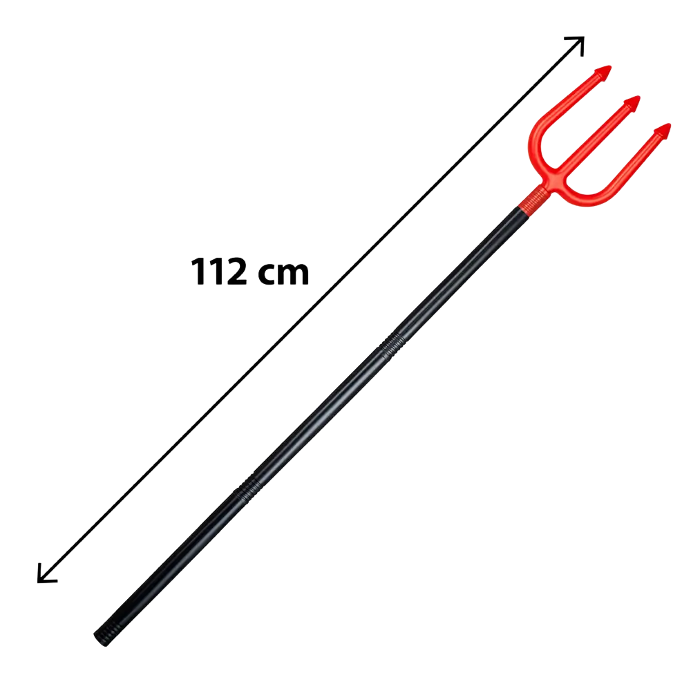 Tridente del Diavolo 112 cm – Accessorio per costumi di Halloween